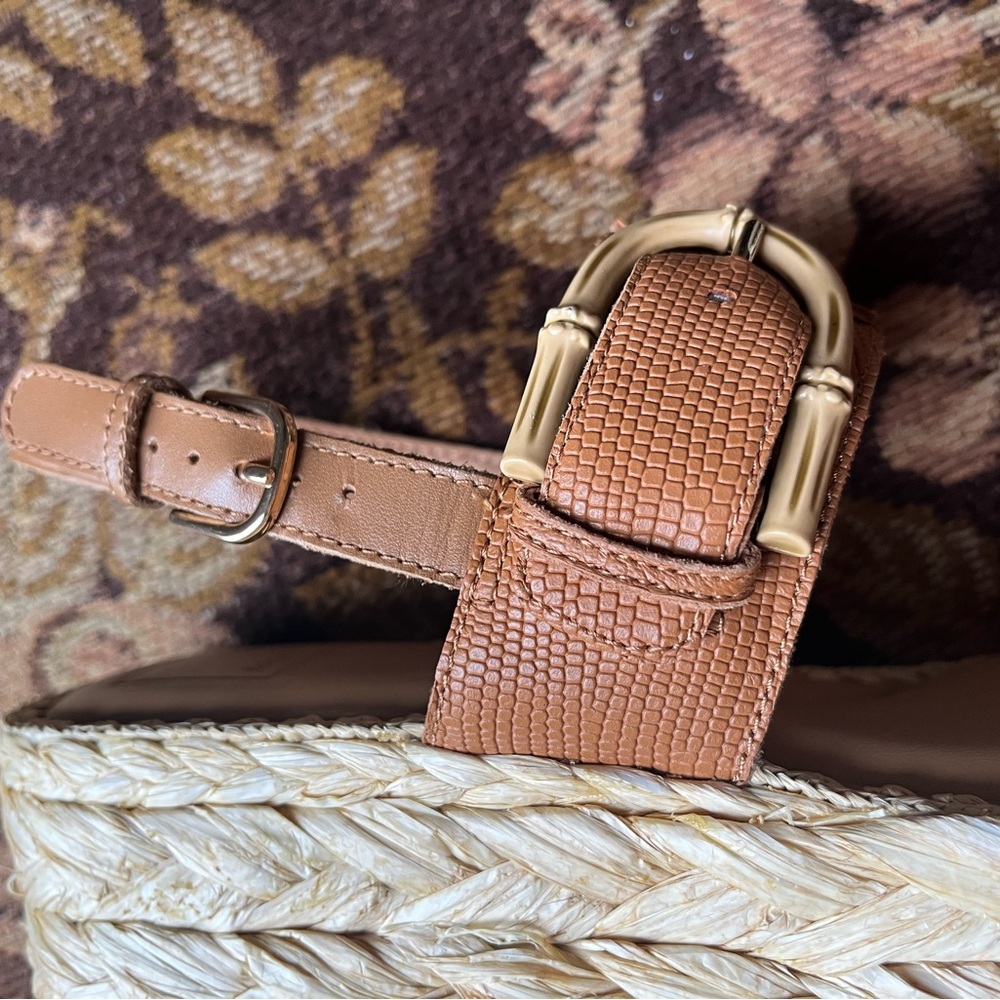 Dolce Vita Tan Leather Wedge Sandals “Chera” style various sizes - Picture 4 of 15